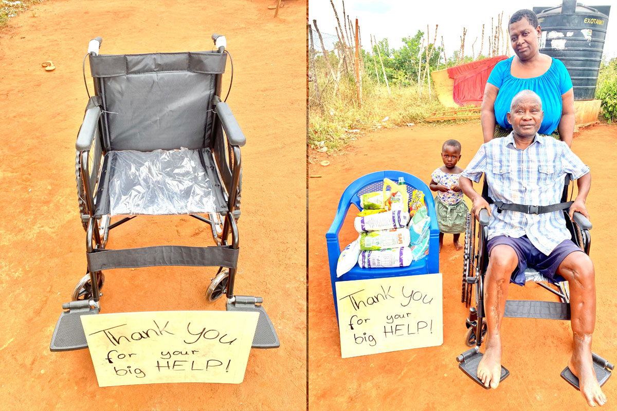 TABASAMU WHEEL CHAIR SUPPORT